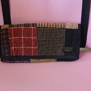 DSQ Patchwork Clutch - Red and Black